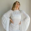 Vetements Londre | La Robe En Maille Aeree - Blanc Plat