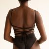 Une Piece Londre | Le Corset One Piece - Noir Mat