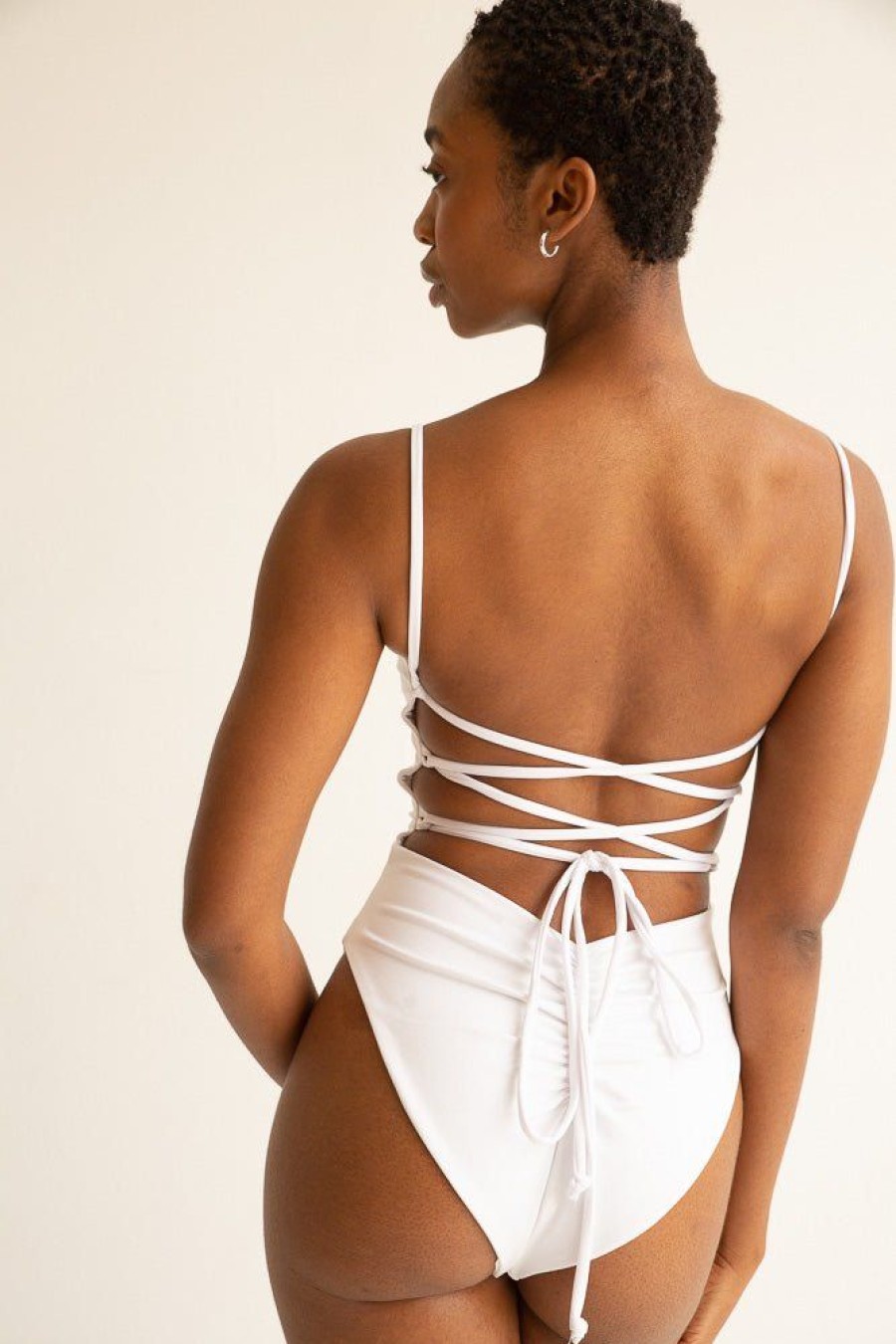 Une Piece Londre | Le Corset One Piece - Blanc Plat